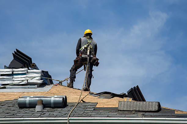 Professional Emergency Roof Repair technician working in Frankfort, KY